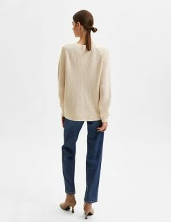 Top 10 😍 SELECTED FEMME Cardigans Cotton Blend V-Neck Button Front Cardigan ✔️ -New In Womens Sales 2022 SD 10 T82 7415N K0 X EC 2