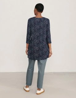 Best reviews of 😀 Seasalt Cornwall Tunics Organic Cotton Polka Dot 3/4 Sleeve Tunic 👏 -New In Womens Sales 2022 SD 10 T83 1017 F4 X EC 1