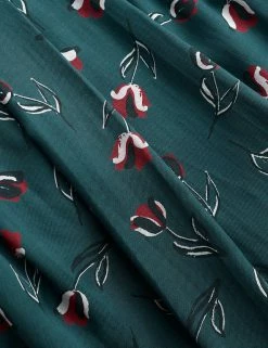 Hot Sale 👏 Seasalt Cornwall 👗 Skirts Cotton Blend Floral Pleated Midaxi 👗 Skirt 🔥 -New In Womens Sales 2022 SD 10 T83 1075 J4 X EC 3