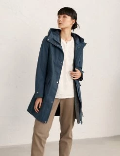 Best Pirce 😉 Seasalt Cornwall 🧥 Coats & Jackets Hooded Raincoat 🌟 -New In Womens Sales 2022 SD 10 T83 1083 T0 X EC 1