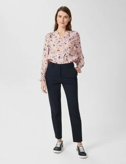 Coupon 🎁 HOBBS 👚 Shirts & Blouses Floral V-Neck Long Sleeve Blouse 👏