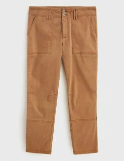 Cheap ✔️ White Stuff Cotton Blend Cargo Straight Leg Trousers ✔️ -New In Womens Sales 2022 SD 10 T83 1357 VS X EC 90