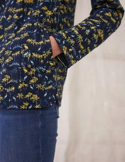 Buy 😍 White Stuff Women Pure Cotton Printed High Neck Top ✔️ -New In Womens Sales 2022 SD 10 T83 1368 F4 X EC 2