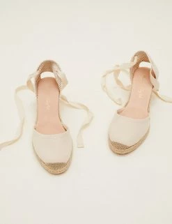 Cheapest ❤️ Phase Eight 🩴 Sandals Canvas Wedge Espadrilles 🌟 -New In Womens Sales 2022 SD 10 T83 1386 K0 X EC 1