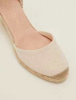 Cheapest ❤️ Phase Eight 🩴 Sandals Canvas Wedge Espadrilles 🌟 -New In Womens Sales 2022 SD 10 T83 1386 K0 X EC 2
