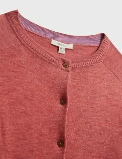 Coupon 🔔 White Stuff Cardigans Pure Organic Cotton Crew Neck Cardigan 👍 -New In Womens Sales 2022 SD 10 T83 1493 BD X EC 4