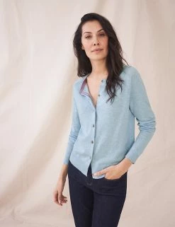 Coupon 🔔 White Stuff Cardigans Pure Organic Cotton Crew Neck Cardigan 👍 -New In Womens Sales 2022 SD 10 T83 1493 E0 X EC 0