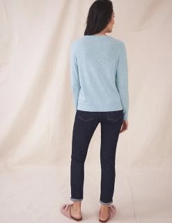 Coupon 🔔 White Stuff Cardigans Pure Organic Cotton Crew Neck Cardigan 👍 -New In Womens Sales 2022 SD 10 T83 1493 E0 X EC 1