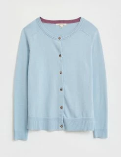 Coupon 🔔 White Stuff Cardigans Pure Organic Cotton Crew Neck Cardigan 👍 -New In Womens Sales 2022 SD 10 T83 1493 E0 X EC 90