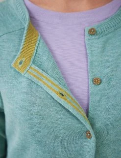 Coupon 🔔 White Stuff Cardigans Pure Organic Cotton Crew Neck Cardigan 👍 -New In Womens Sales 2022 SD 10 T83 1493 NT X EC 2