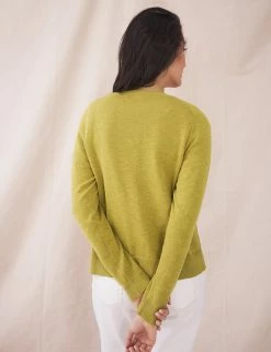 Coupon 🔔 White Stuff Cardigans Pure Organic Cotton Crew Neck Cardigan 👍 -New In Womens Sales 2022 SD 10 T83 1493 R0 X EC 1