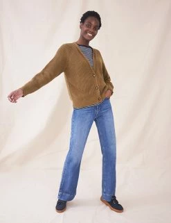 Flash Sale 💯 White Stuff Cardigans Pure Organic Cotton Button Front Cardigan 🛒