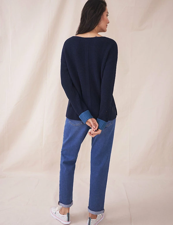 Discount 😉 White Stuff Jumpers Pure Organic Cotton Pointelle Jumper ❤️ 9 Discount 😉 White Stuff Jumpers Pure Organic Cotton Pointelle Jumper ❤️ - Image 9