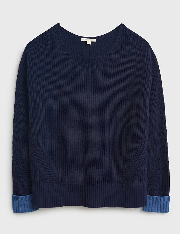 Discount 😉 White Stuff Jumpers Pure Organic Cotton Pointelle Jumper ❤️ 8 Discount 😉 White Stuff Jumpers Pure Organic Cotton Pointelle Jumper ❤️ - Image 8