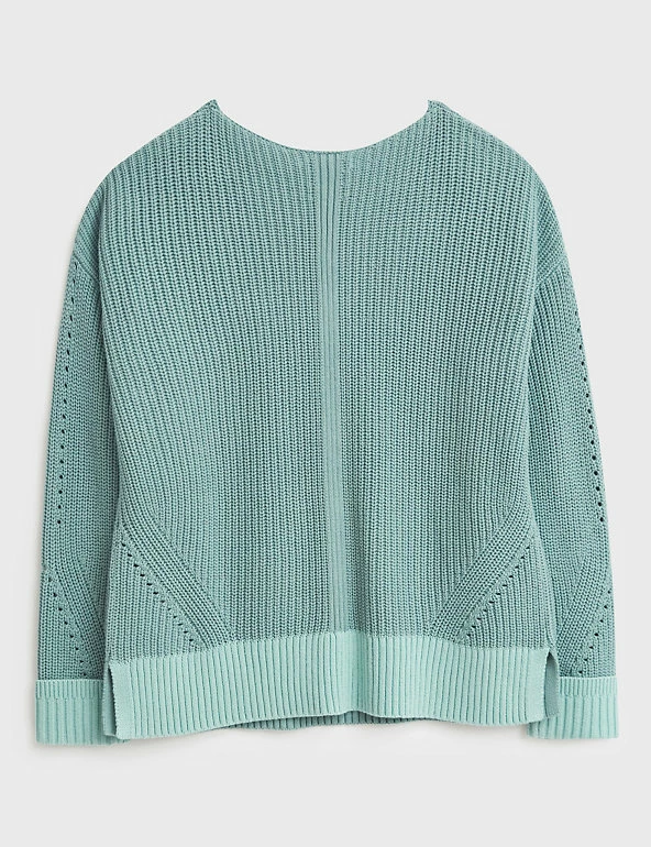 Discount 😉 White Stuff Jumpers Pure Organic Cotton Pointelle Jumper ❤️ 5 Discount 😉 White Stuff Jumpers Pure Organic Cotton Pointelle Jumper ❤️ - Image 5