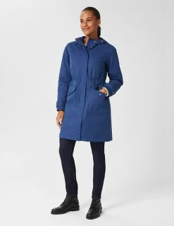 Buy ๐ HOBBS ๐งฅ Coats & Jackets Waterproof Hooded Raincoat ๐