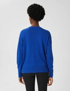Hot Sale 😍 HOBBS Jumpers Merino Wool Blend Crew Neck Jumper 😉 -New In Womens Sales 2022 SD 10 T83 1534 E0 X EC 1