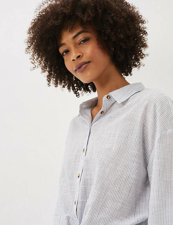 Promo ๐ฅ Phase Eight ๐ Shirts & Blouses Pure Cotton Striped Tie Front Blouse ๐คฉ 7 Promo ๐ฅ Phase Eight ๐ Shirts & Blouses Pure Cotton Striped Tie Front Blouse ๐คฉ - Image 7