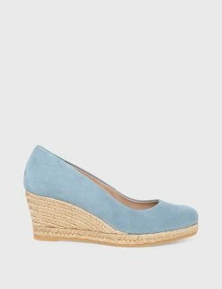 Cheap 🎁 HOBBS 🩴 Sandals Suede Wedge Espadrilles 🌟