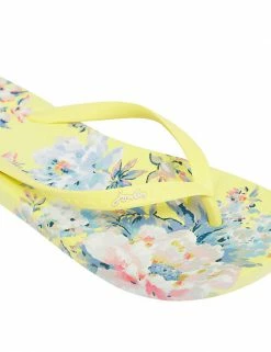 Discount 😍 Joules 🩴 Sandals Floral Flat Flip Flops 😍 -New In Womens Sales 2022 SD 10 T83 2198 R4 X EC 3