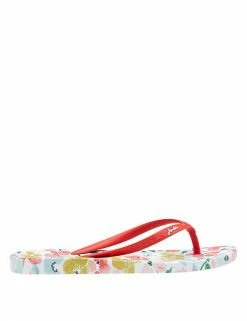Discount 😍 Joules 🩴 Sandals Floral Flat Flip Flops 😍
