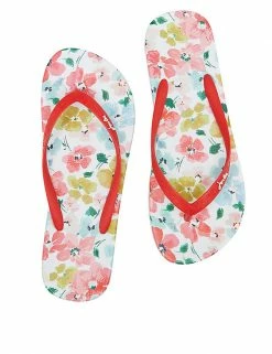 Discount 😍 Joules 🩴 Sandals Floral Flat Flip Flops 😍 -New In Womens Sales 2022 SD 10 T83 2198 Z4 X EC 1