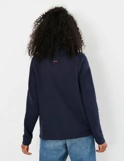 Hot Sale 😍 Joules Sweatshirts Cotton Blend Funnel Neck Sweatshirt ✨ -New In Womens Sales 2022 SD 10 T83 2329 F4 X EC 4