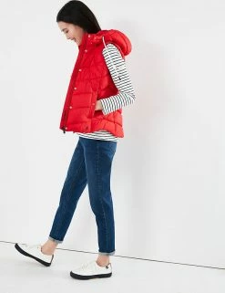 Best Sale ✨ Joules 🧥 Coats & Jackets Quilted Hooded Gilet ✨ -New In Womens Sales 2022 SD 10 T83 2375 B0 X EC 3