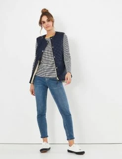 Brand new 🔥 Joules 🧥 Coats & Jackets Reversible Quilted Gilet 🛒 -New In Womens Sales 2022 SD 10 T83 2377 F0 X EC 4