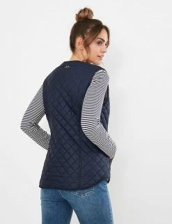 Brand new 🔥 Joules 🧥 Coats & Jackets Reversible Quilted Gilet 🛒 -New In Womens Sales 2022 SD 10 T83 2377 F0 X EC 6