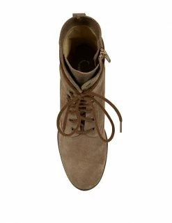 Budget 🧨 Celtic & Co. Suede Lace Up Block Heel Ankle 🥾 Boots 🔥 -New In Womens Sales 2022 SD 10 T83 2775 M0 X EC 4