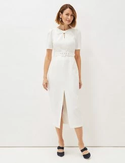 Promo ๐ Phase Eight ๐ Dresses V-Neck Belted Midi Waisted ๐ Dress ๐