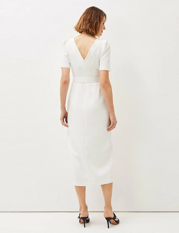 Promo π Phase Eight π Dresses V-Neck Belted Midi Waisted π Dress π 5 Promo π Phase Eight π Dresses V-Neck Belted Midi Waisted π Dress π - Image 5