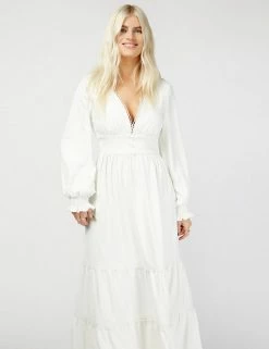 Best Pirce 🔔 Little Mistress X Vogue Williams 👗 Dresses Crochet V-Neck Midaxi Tea 👗 Dress 💯 -New In Womens Sales 2022 SD 10 T83 2916 K0 X EC 2