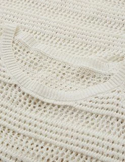 Hot Sale 😉 Celtic & Co. 👗 Dresses Pure Linen Knitted 3/4 Sleeve Midi 👗 Dress 👍 -New In Womens Sales 2022 SD 10 T83 3747 N0 X EC 3