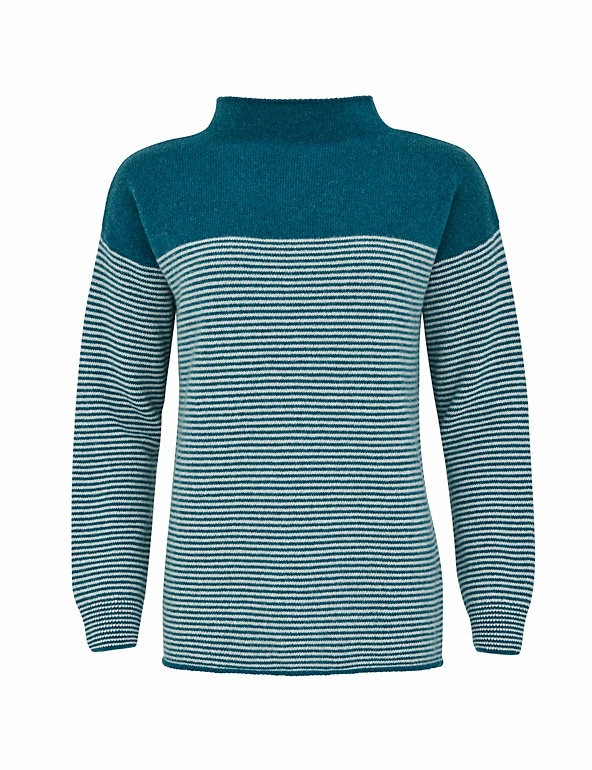 Best reviews of 🥰 Celtic & Co. Jumpers Pure Wool Striped Funnel Neck Jumper 🥰 2 Best reviews of 🥰 Celtic & Co. Jumpers Pure Wool Striped Funnel Neck Jumper 🥰 - Image 2