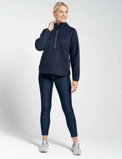 Wholesale 🌟 Craghoppers 🧥 Coats & Jackets Hooded Half Zip Fleece Top ⭐