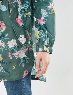 Budget ✨ Joules 🧥 Coats & Jackets Waterproof Floral Hooded Packaway Raincoat 👏 -New In Womens Sales 2022 SD 10 T83 4123 J4 X EC 4