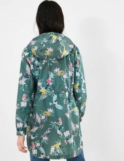 Budget ✨ Joules 🧥 Coats & Jackets Waterproof Floral Hooded Packaway Raincoat 👏 -New In Womens Sales 2022 SD 10 T83 4123 J4 X EC 5
