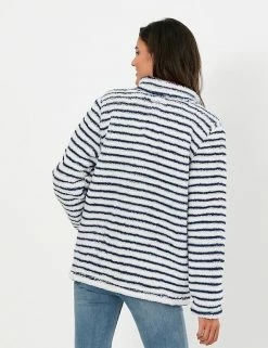 Best deal 👏 Joules Jumpers Striped Half Zip Jumper 😍 -New In Womens Sales 2022 SD 10 T83 4300 K4 X EC 5
