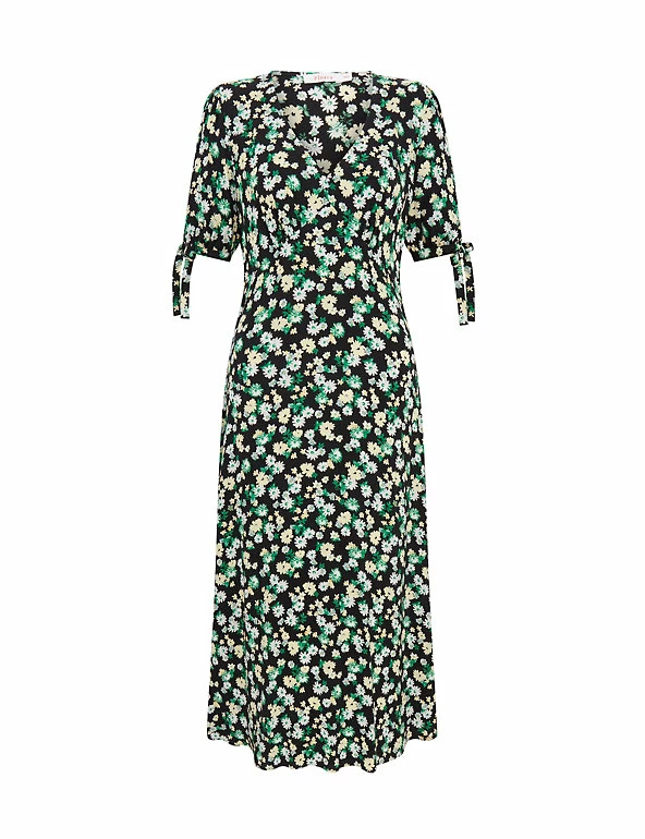 Coupon 👏 Finery London 👗 Dresses Floral V-Neck Midi Tea 👗 Dress 🤩 2 Coupon 👏 Finery London 👗 Dresses Floral V-Neck Midi Tea 👗 Dress 🤩 - Image 2