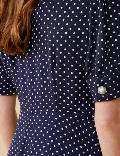 Outlet 💯 Finery London 👗 Dresses Polka Dot Midi 👚 Shirt 👗 Dress ✔️ -New In Womens Sales 2022 SD 10 T83 4619 F4 X EC 2