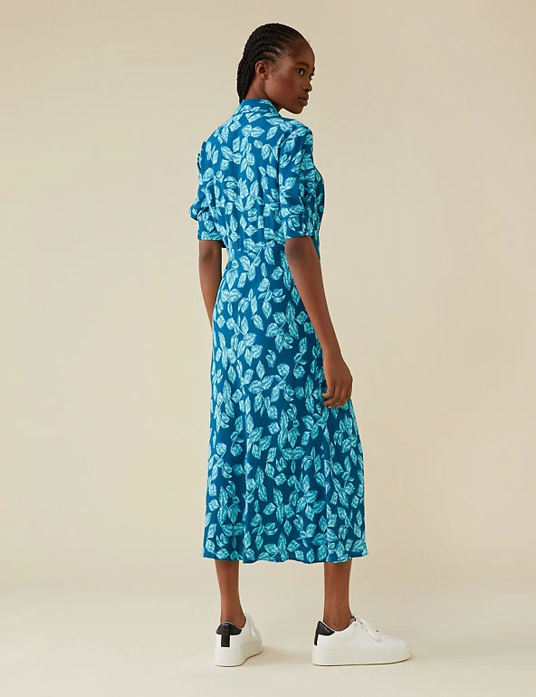 Brand new 🤩 Finery London 👗 Dresses Leaf Print Midi 👚 Shirt 👗 Dress 😉 5 Brand new 🤩 Finery London 👗 Dresses Leaf Print Midi 👚 Shirt 👗 Dress 😉 - Image 5