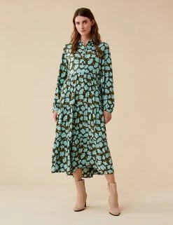 Discount 😀 Finery London 👗 Dresses Floral Button Front Midaxi 👚 Shirt 👗 Dress 😉