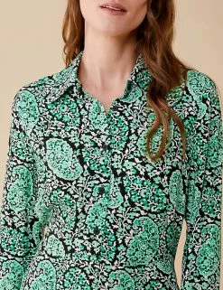 Outlet 🤩 Finery London 👗 Dresses Printed Midi 👚 Shirt 👗 Dress 🔔 -New In Womens Sales 2022 SD 10 T83 4652 J4 X EC 2