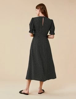 Best Sale ❤️ Finery London 👗 Dresses Polka Dot Waisted 👗 Dress 🤩 -New In Womens Sales 2022 SD 10 T83 4655 Y4 X EC 3