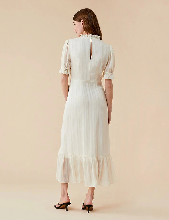 New ❤️ Finery London 👗 Dresses Round Neck Puff Sleeve Midaxi Smock 👗 Dress 🔔 5 New ❤️ Finery London 👗 Dresses Round Neck Puff Sleeve Midaxi Smock 👗 Dress 🔔 - Image 5