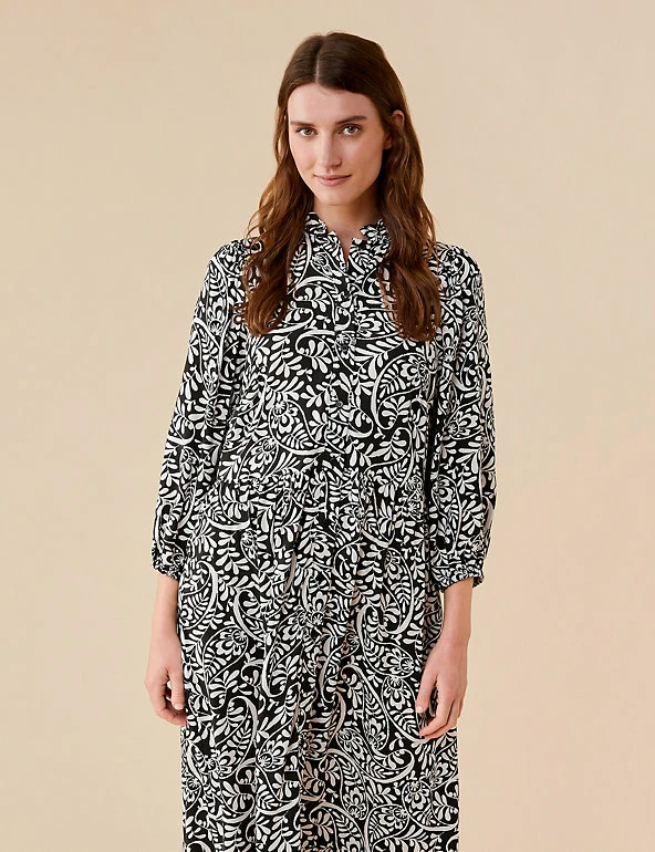 Best Pirce ๐ Finery London ๐ Dresses Printed Button Through Midi Waisted ๐ Dress ๐งจ 3 Best Pirce ๐ Finery London ๐ Dresses Printed Button Through Midi Waisted ๐ Dress ๐งจ - Image 3