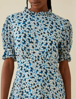 Best Pirce 🔔 Finery London 👗 Dresses Printed High Neck Midaxi Smock 👗 Dress 🤩 8 Best Pirce 🔔 Finery London 👗 Dresses Printed High Neck Midaxi Smock 👗 Dress 🤩 -New In Womens Sales 2022 SD 10 T83 4745 E4 X EC 2