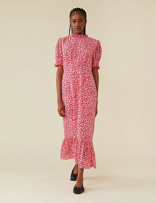 Outlet π₯ Finery London π Dresses Printed High Neck Midaxi Smock π Dress β¨ 1 Outlet π₯ Finery London π Dresses Printed High Neck Midaxi Smock π Dress β¨